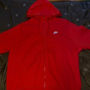 Nike Men’s Sportswear Club Fleece Full Zip Hoodie x Joggers Pants bundle